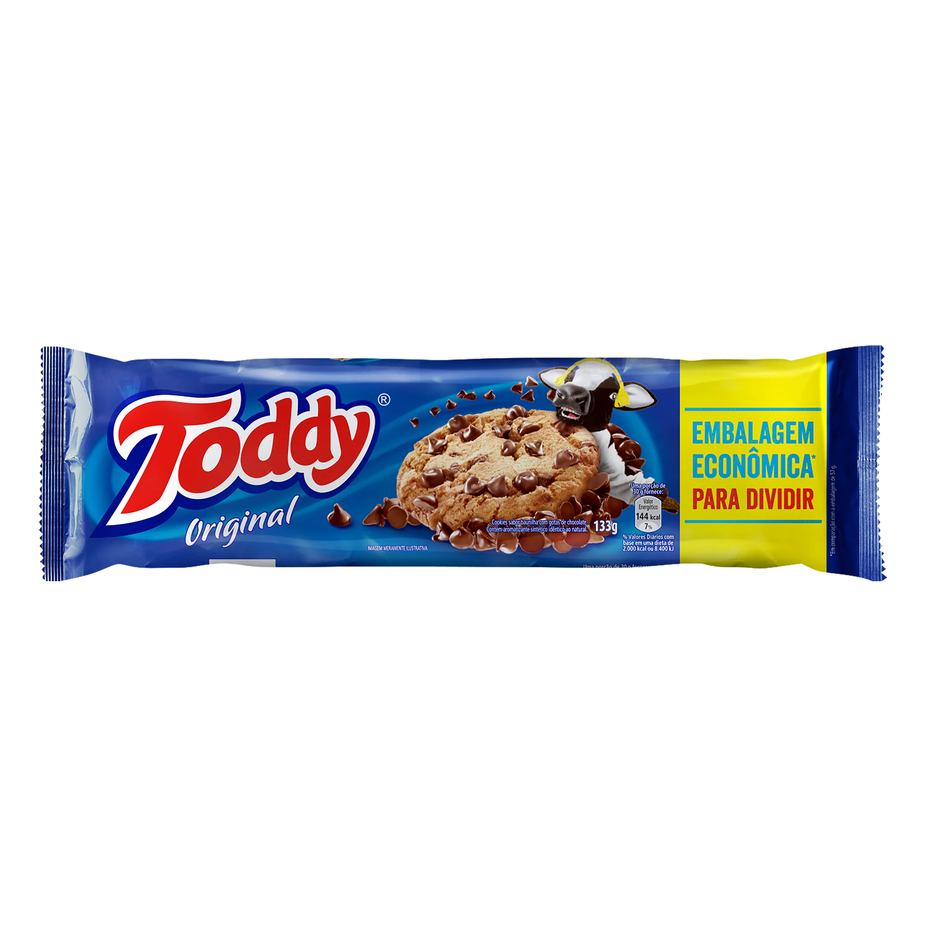 BISC. COOKIE TODDY 133GR BAUNILHA C/