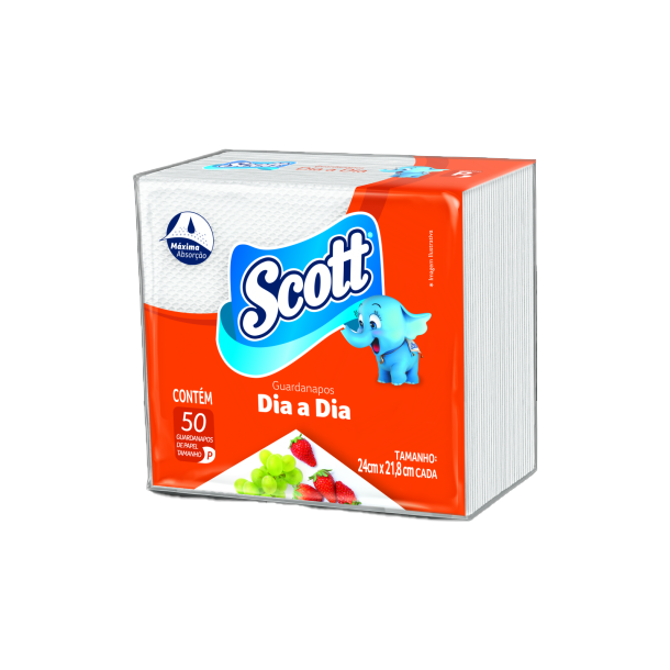 *GUARDANAPO SCOTT DIA A DIA FS 6X50 G
