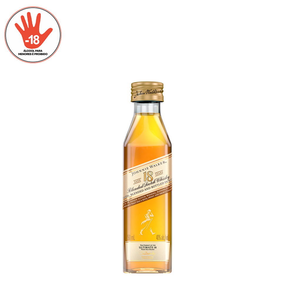 WHISKY JOHNNIE WALKER 18-A 50ML.
