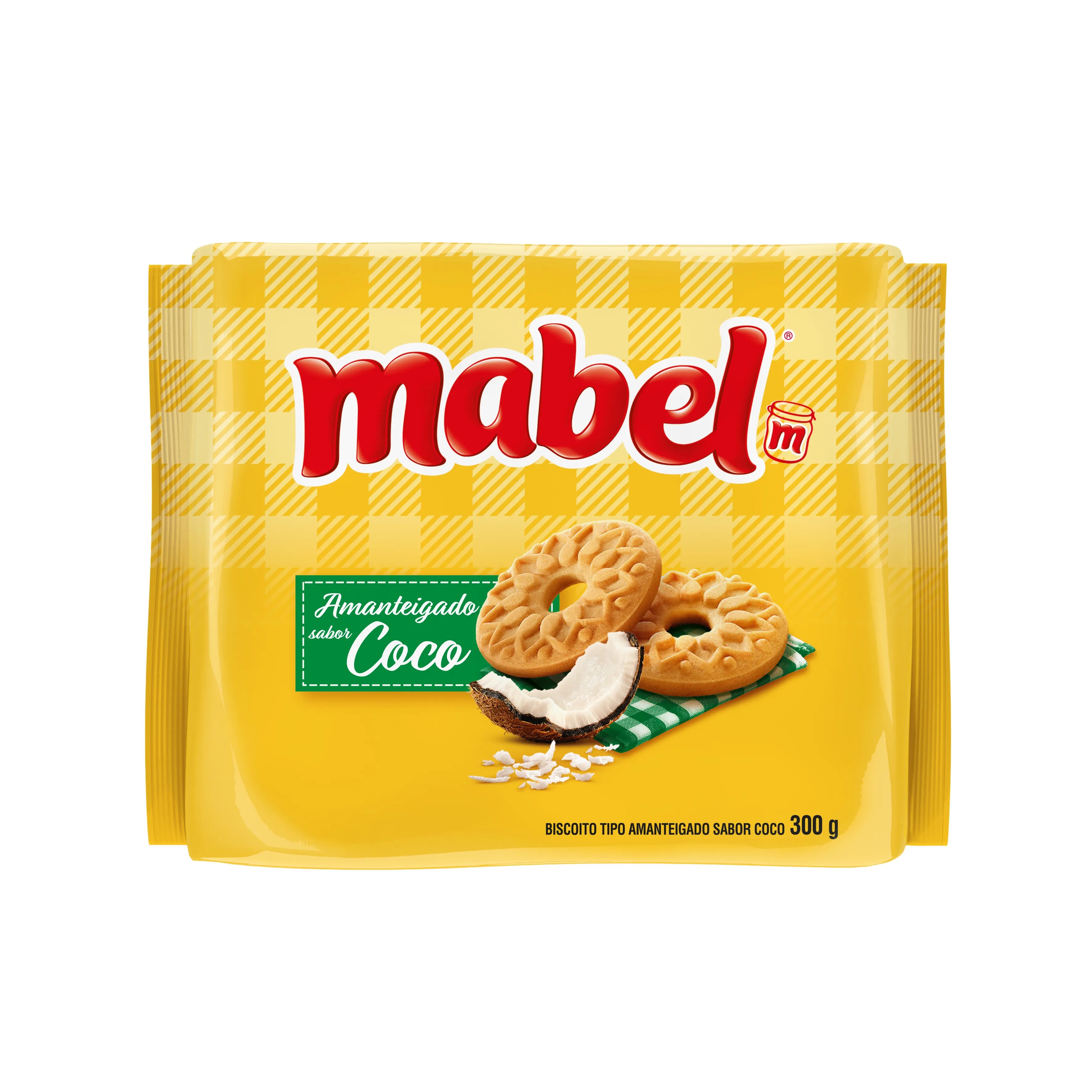BISC. AMANTEIGADO MABEL 300GR COCO