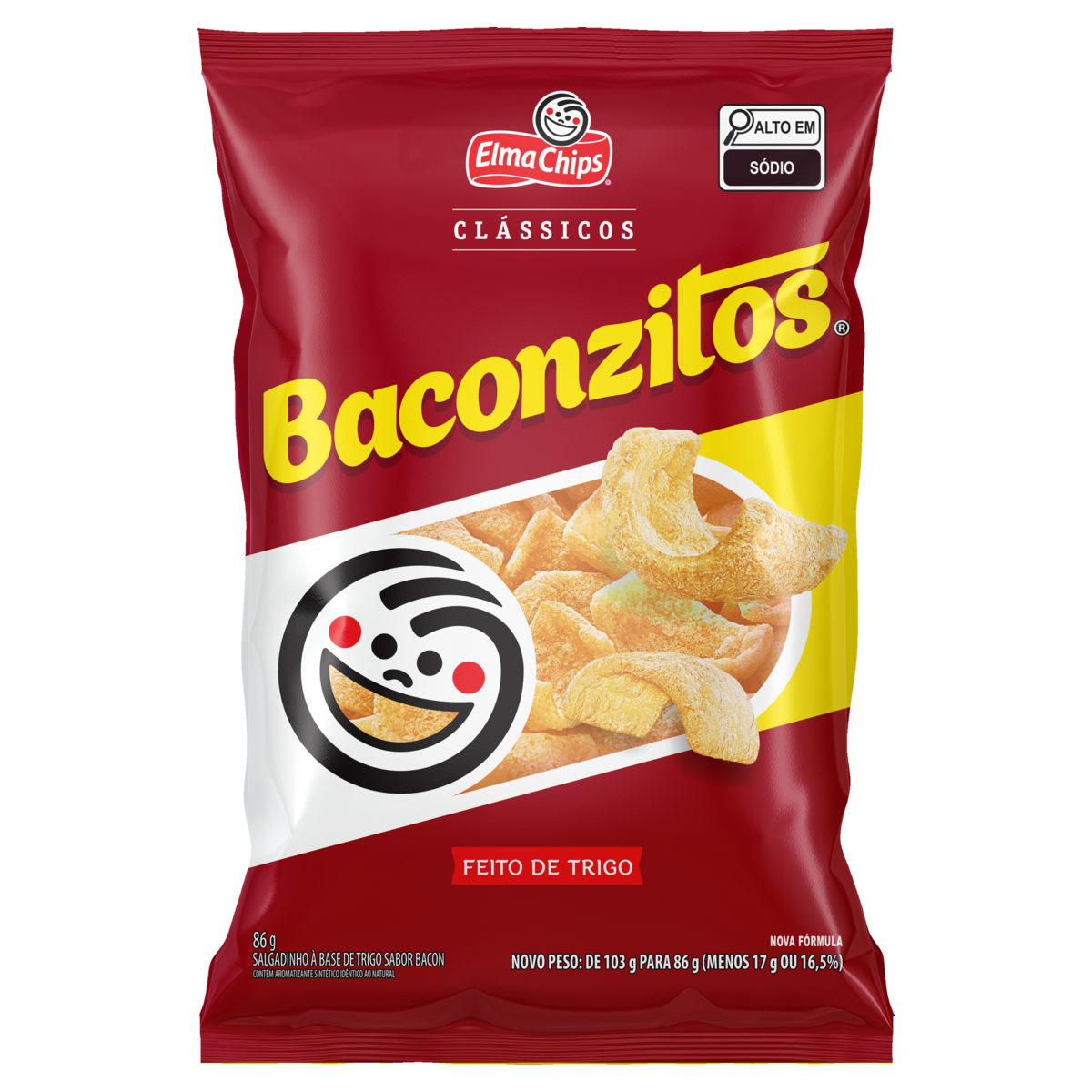 SALGADINHOS BACONZITOS 86GR