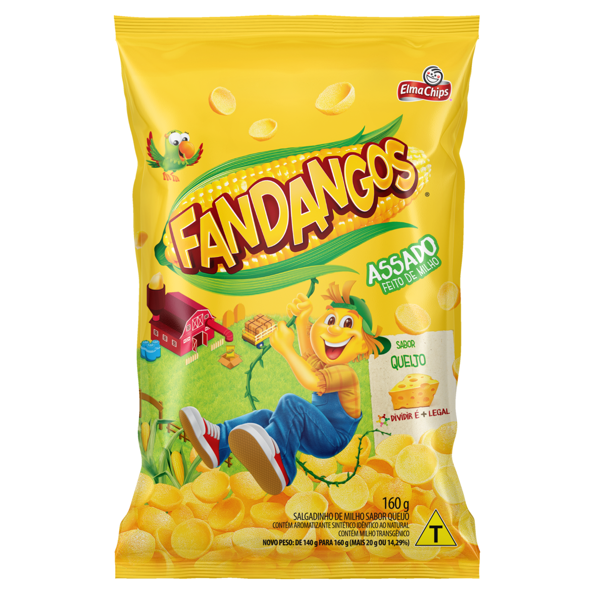 SALGADINHOS FANDANGOS 160GR QUEIJO