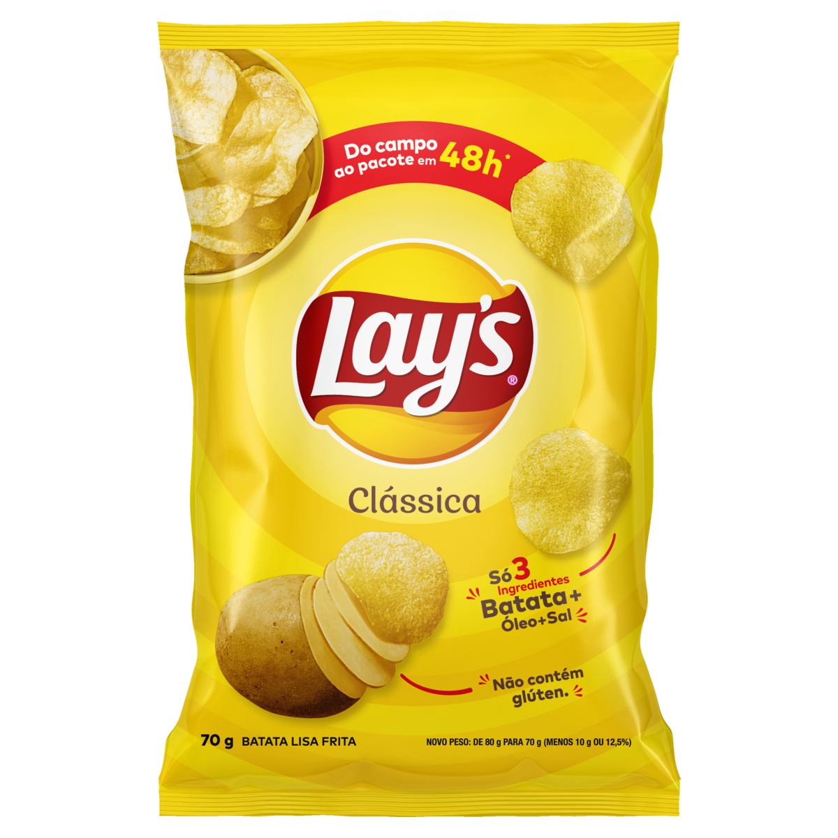 BATATA LAYS 70GR CLASSICA