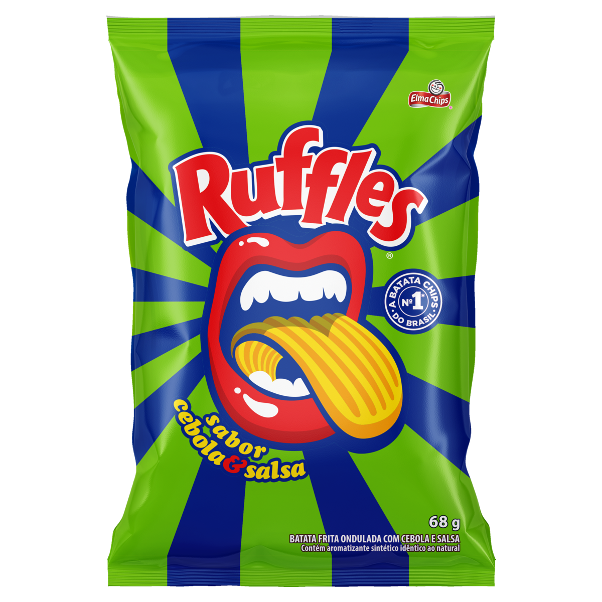 BATATA RUFFLES 68GR CEBOLA E SALSA