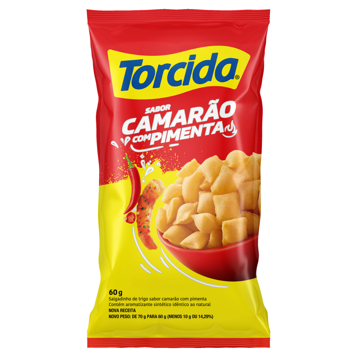 SALGADINHOS TORCIDA 60GR CAMARAO