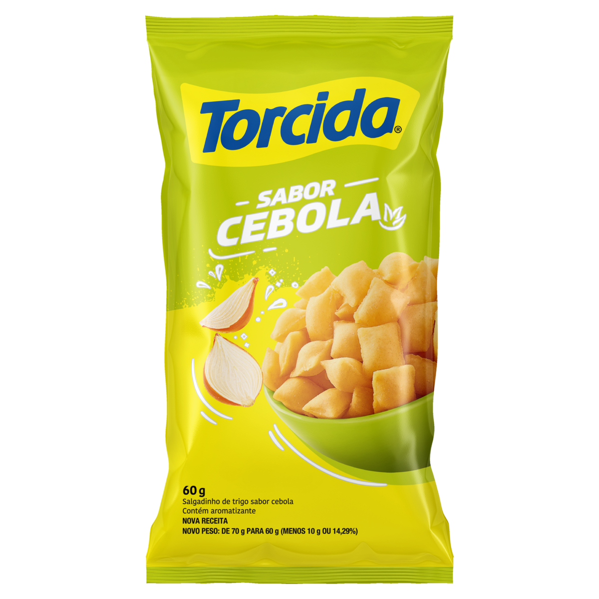 SALGADINHOS TORCIDA 60GR CEBOLA