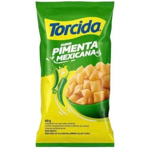 SALGADINHOS TORCIDA 60GR PIMENTA MEXICAN