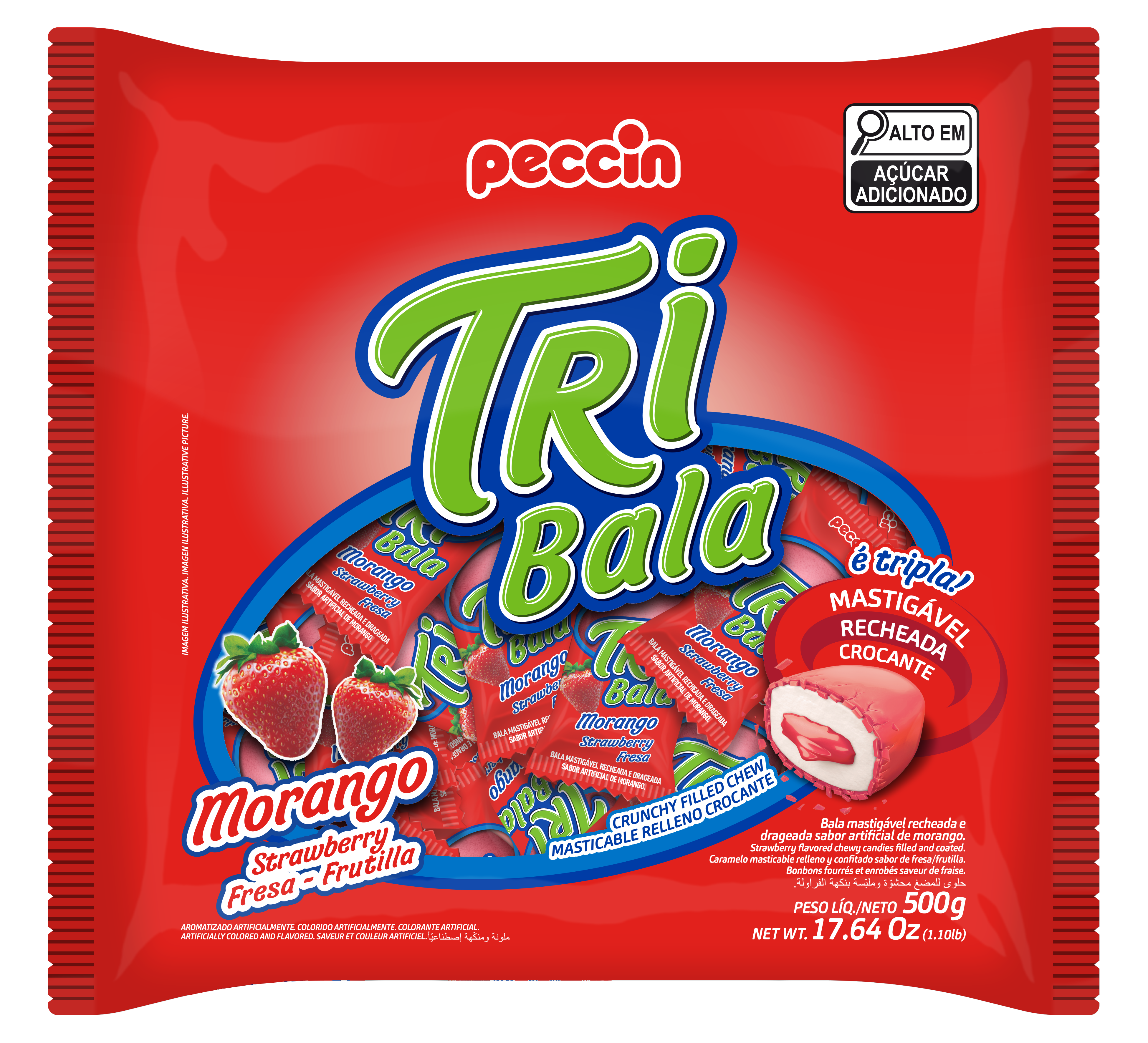 TRIBALA 500GR MORANGO