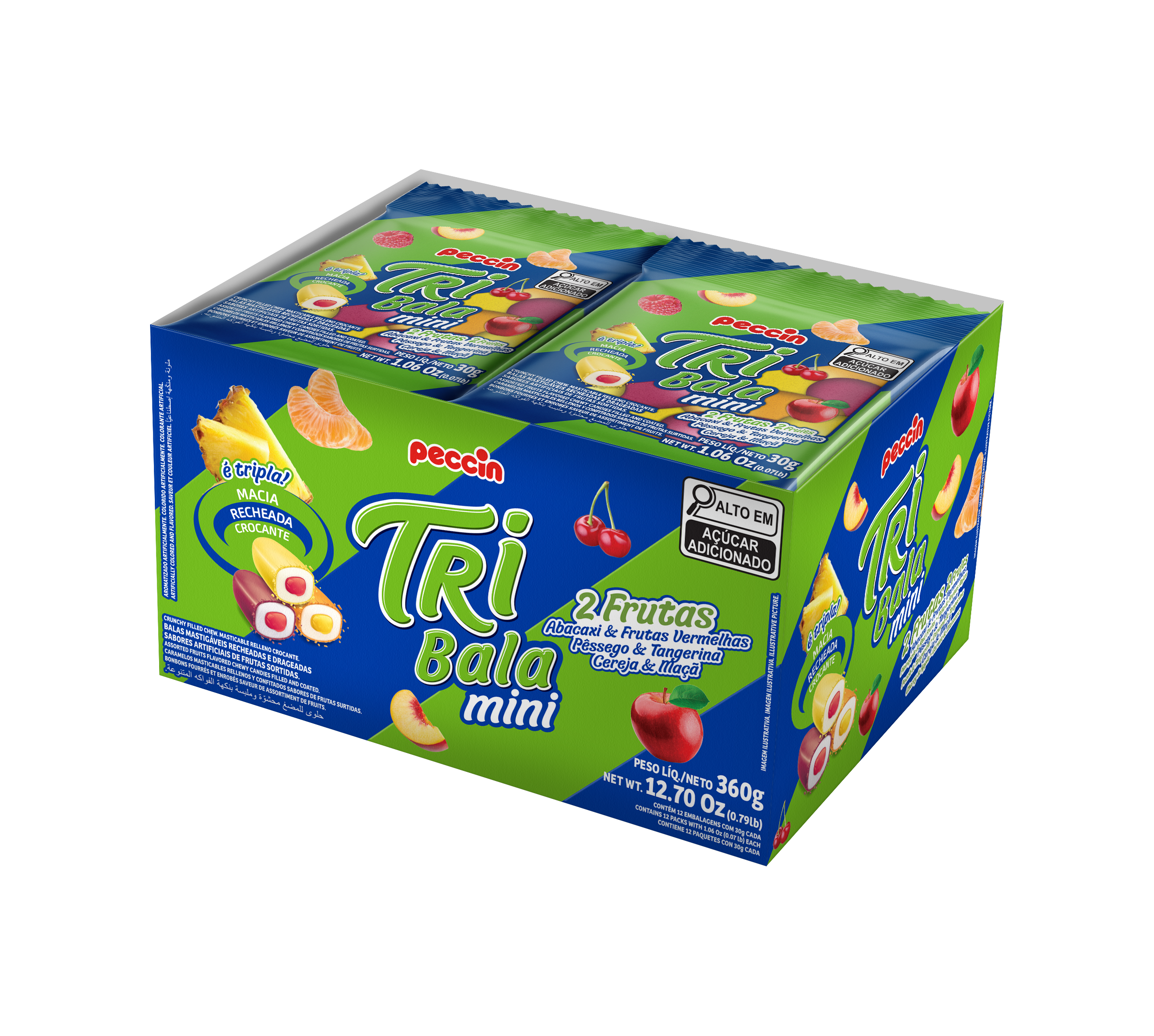 TRIBALA MINI 360GR 2 FRUTAS 12X30GR