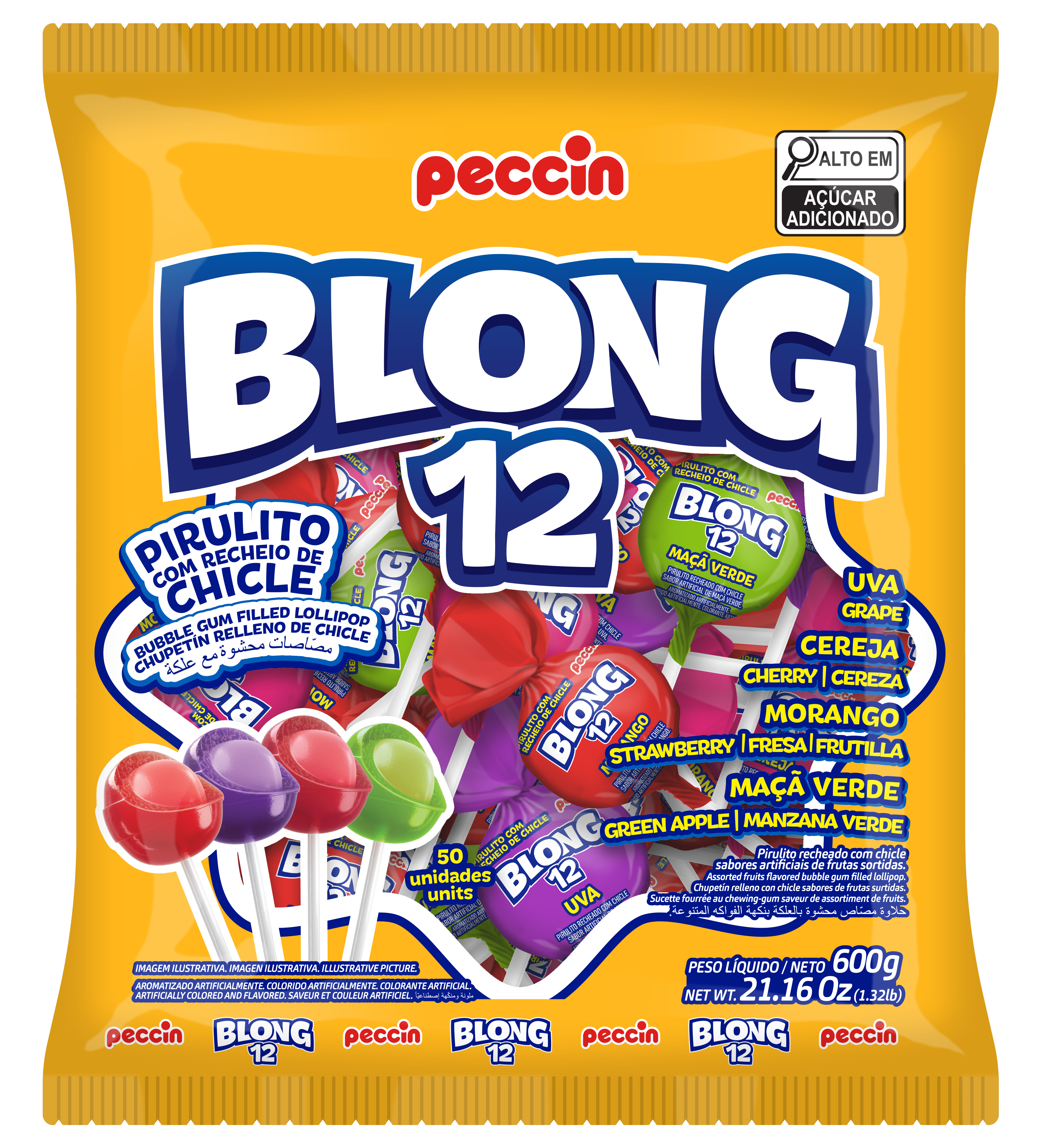 PIRULITO BLONG 600GR SORTIDO