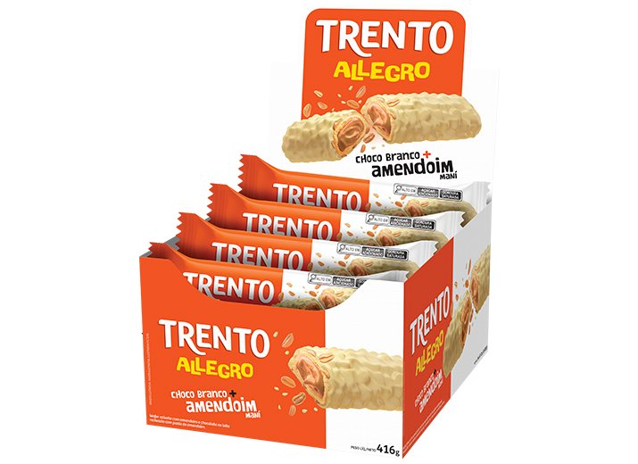 WAFER TRENTO ALLEGRO 416GR CHOCO BCO C/A