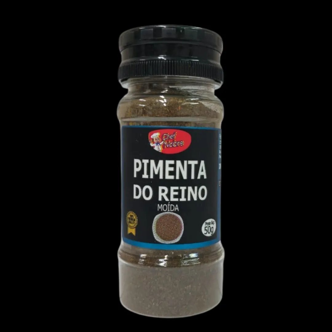 PIMENTA DO REINO EM PO 50GR CHEF NOBRE