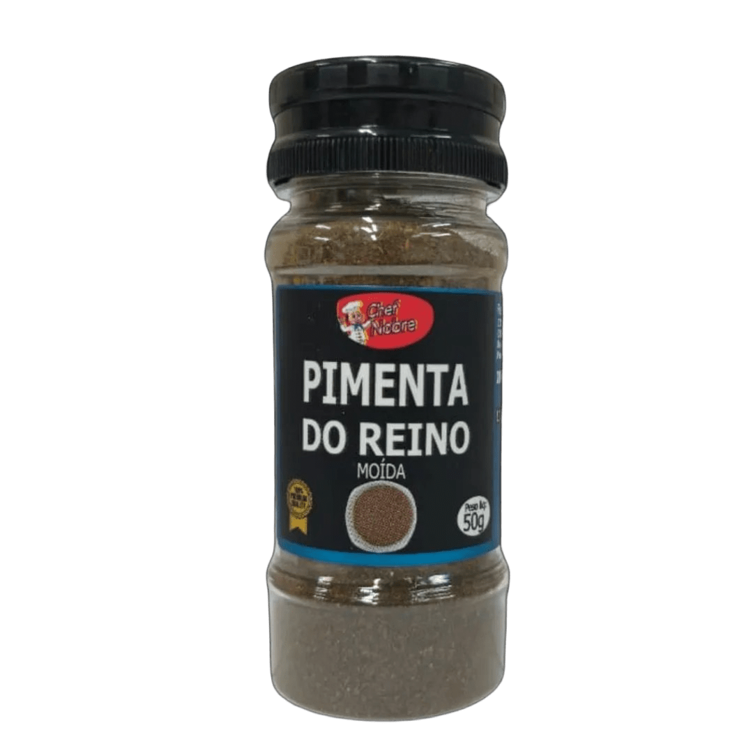 PIMENTA DO REINO EM PO 50GR CHEF NOBRE