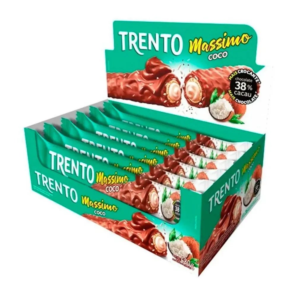 WAFER TRENTO MASSIMO COCO 15X25G 375G