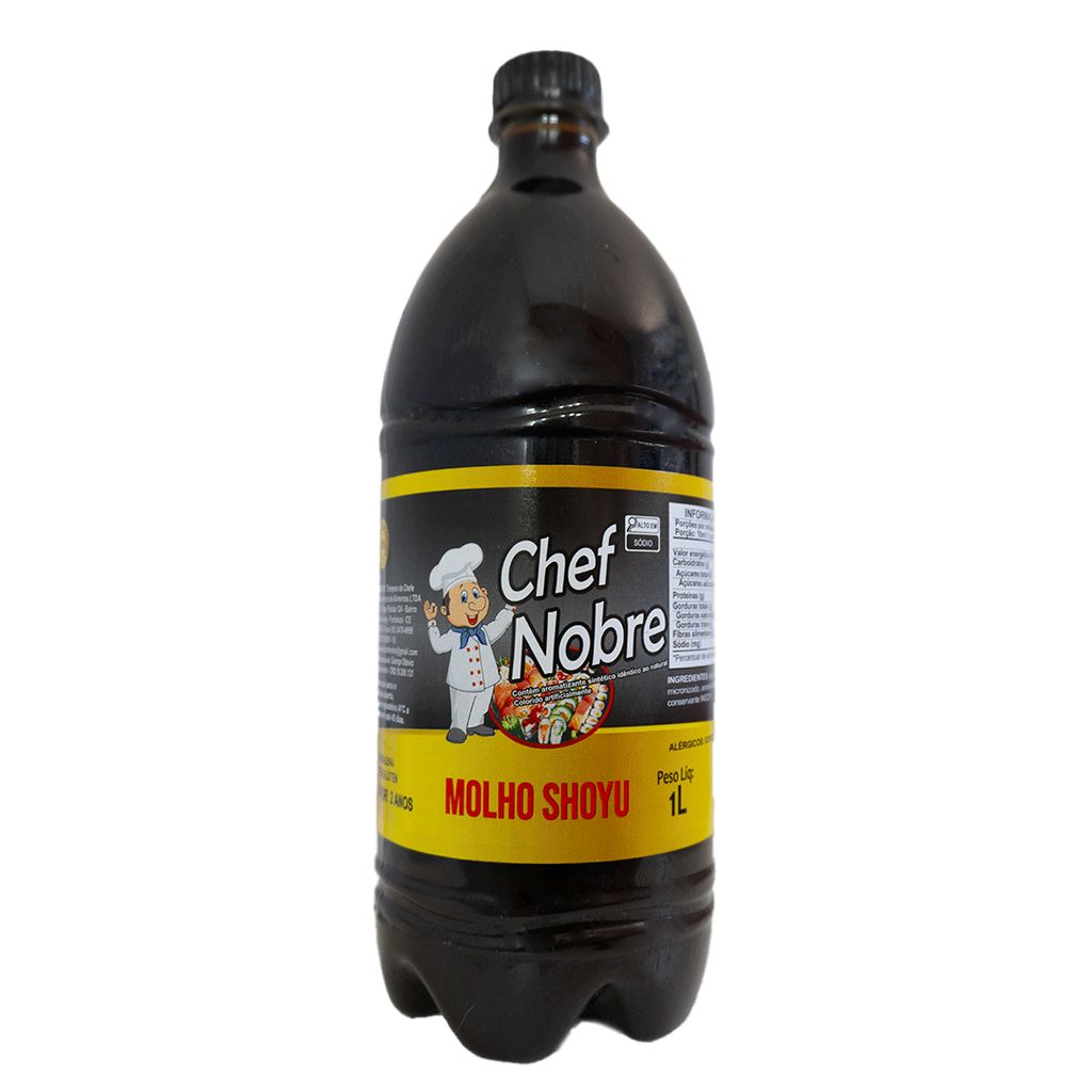 MOLHO SHOYU 1LT CHEF NOBRE