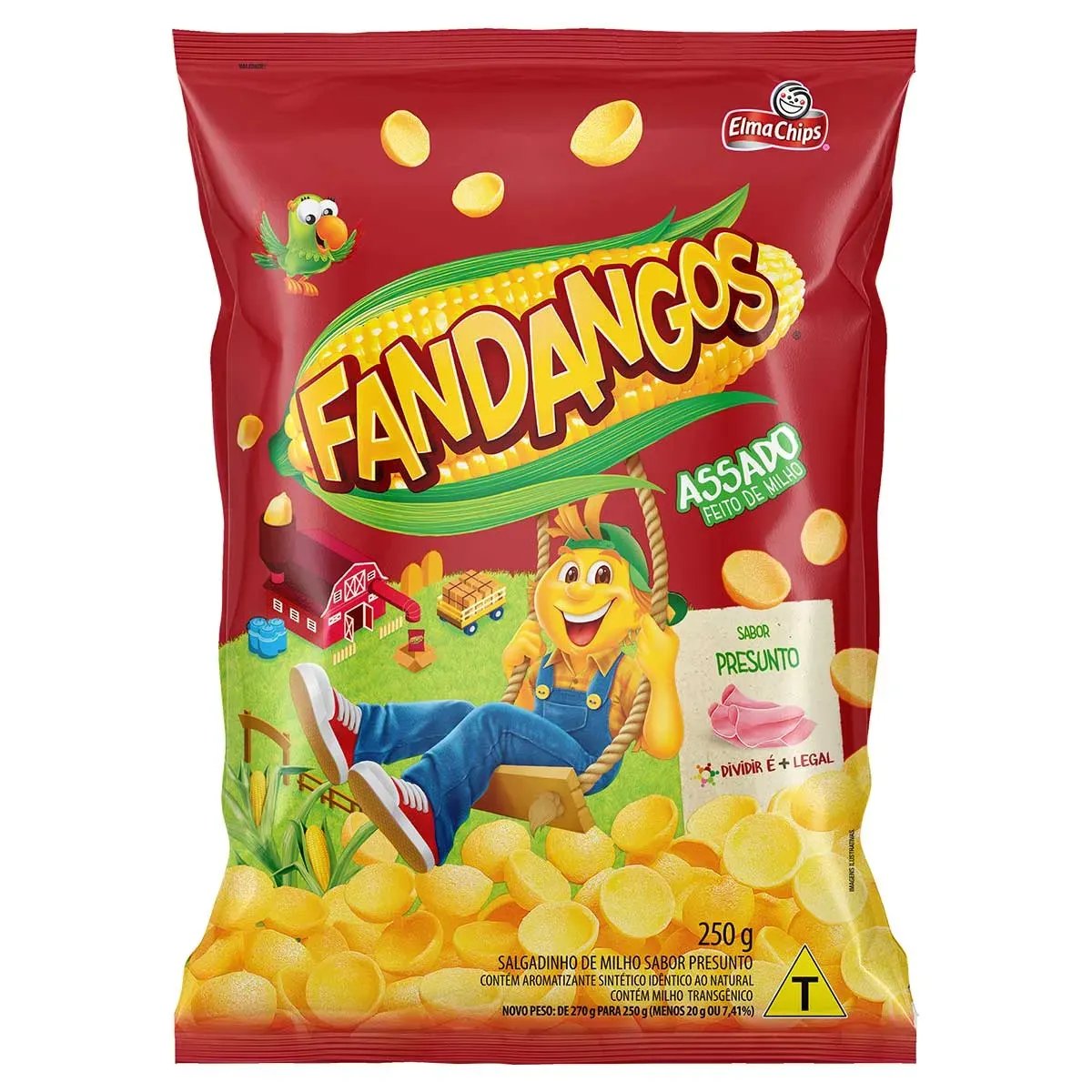 SALGADINHOS FANDANGOS 250GR PRESUNTO