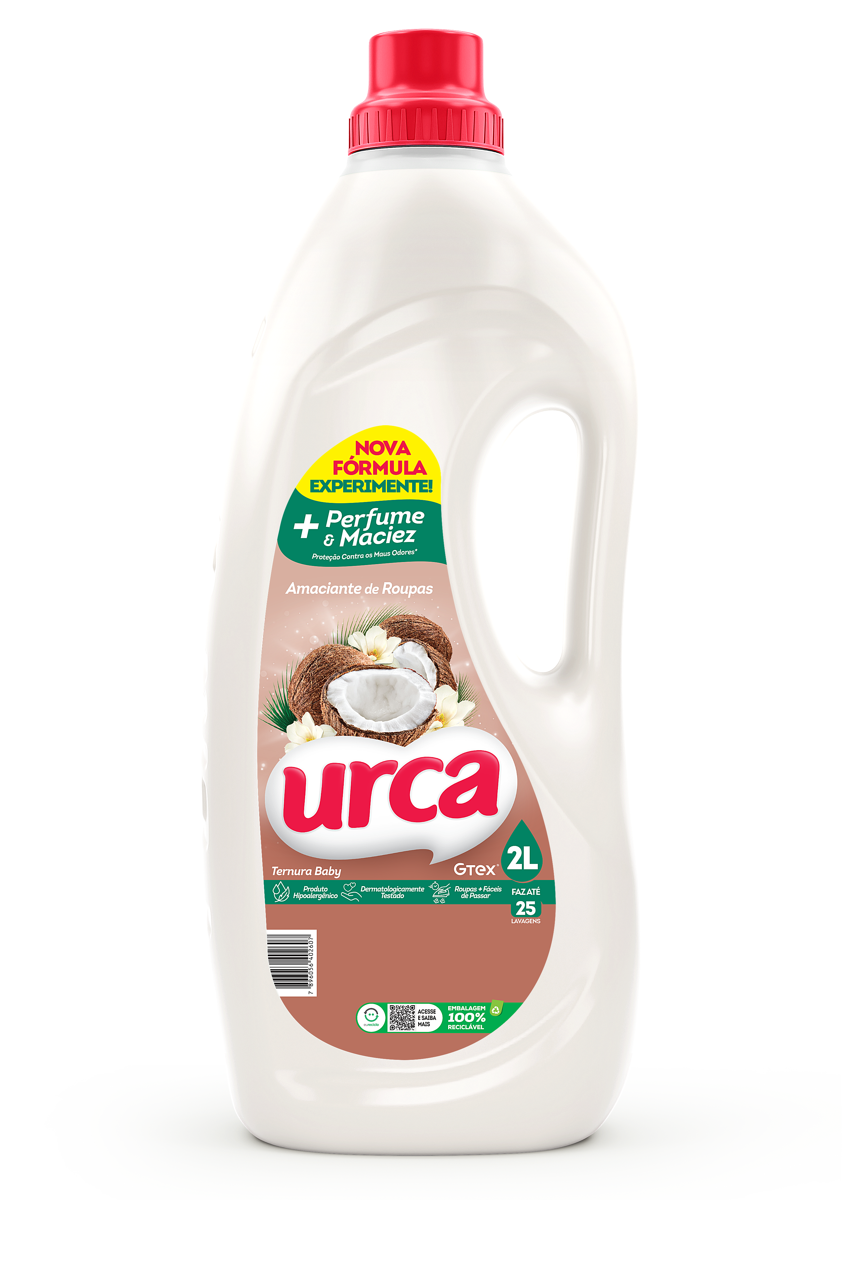 AMAC. URCA 2LT TERNURA BABY BRANCO COCO