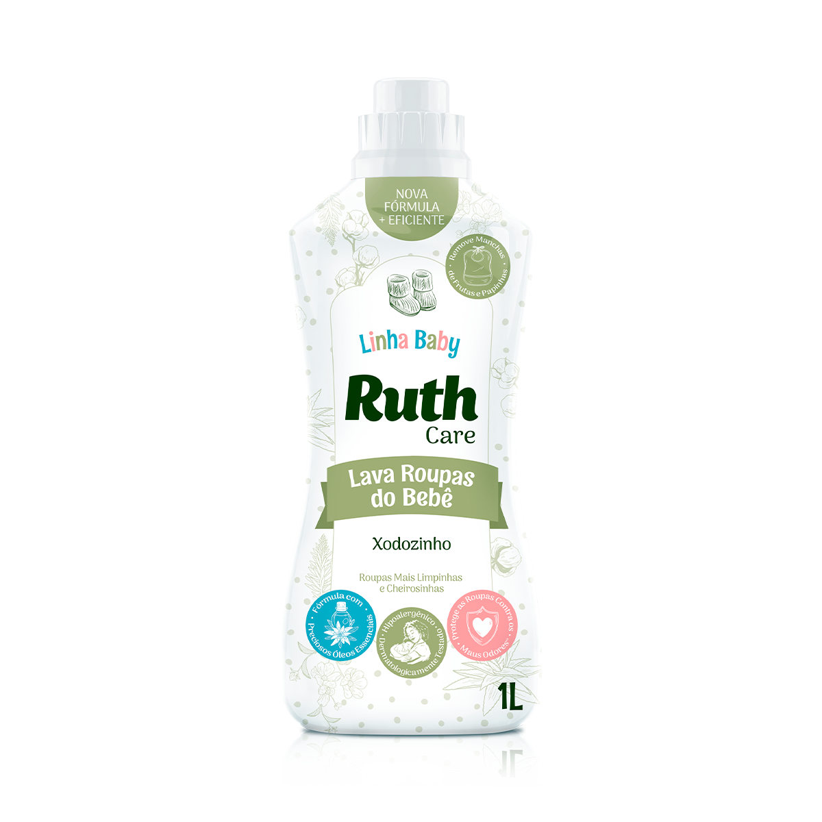 LAVA ROUPAS LIQ.1LT RUTH CARE XODOZINHO