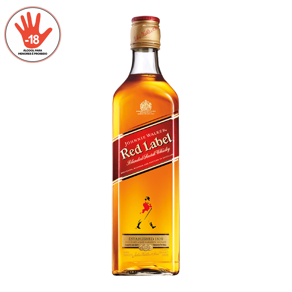 WHISKY JOHNNIE WALKER 500ML 8-A RED LABE