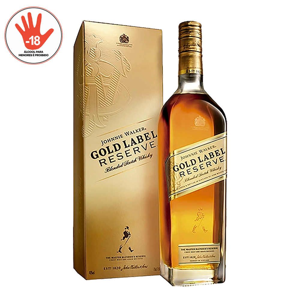 WHISKY JOHNNIE WALKER 750ML GOLD LABEL R