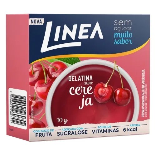 GELATINA 10GR. SABOR CEREJA LINEA