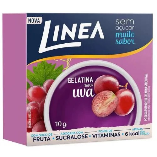 GELATINA 10GR. SABOR UVA LINEA