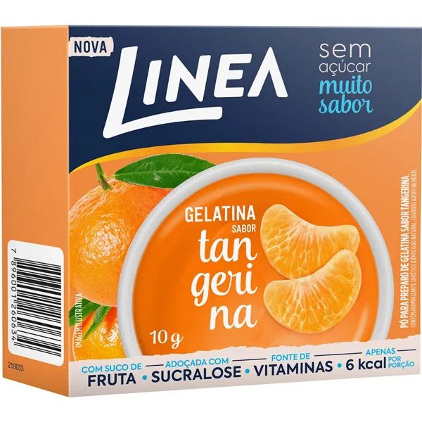 GELATINA 10GR. SABOR TANGERINA LINEA