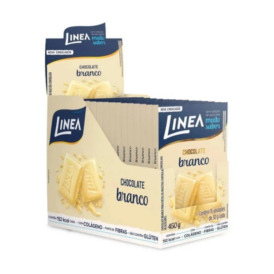 CHOCOLATE LINEA 15X30GR BCO.ZERO ACUCAR