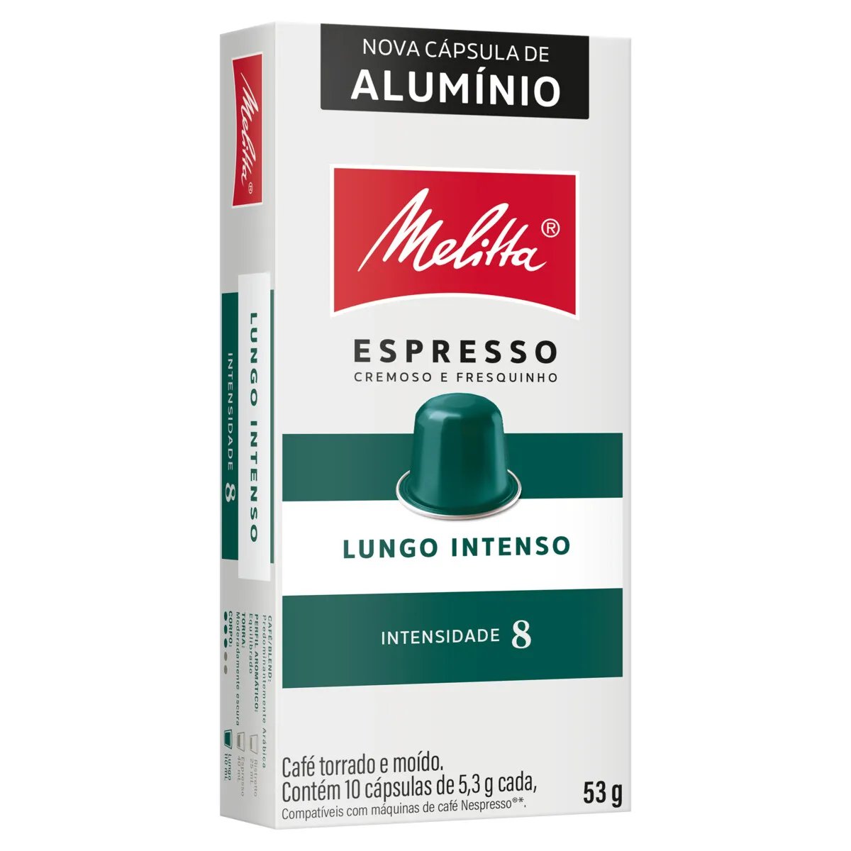 CAFE MELITTA EM CAPSULA 10X5,3GR LUNGO I