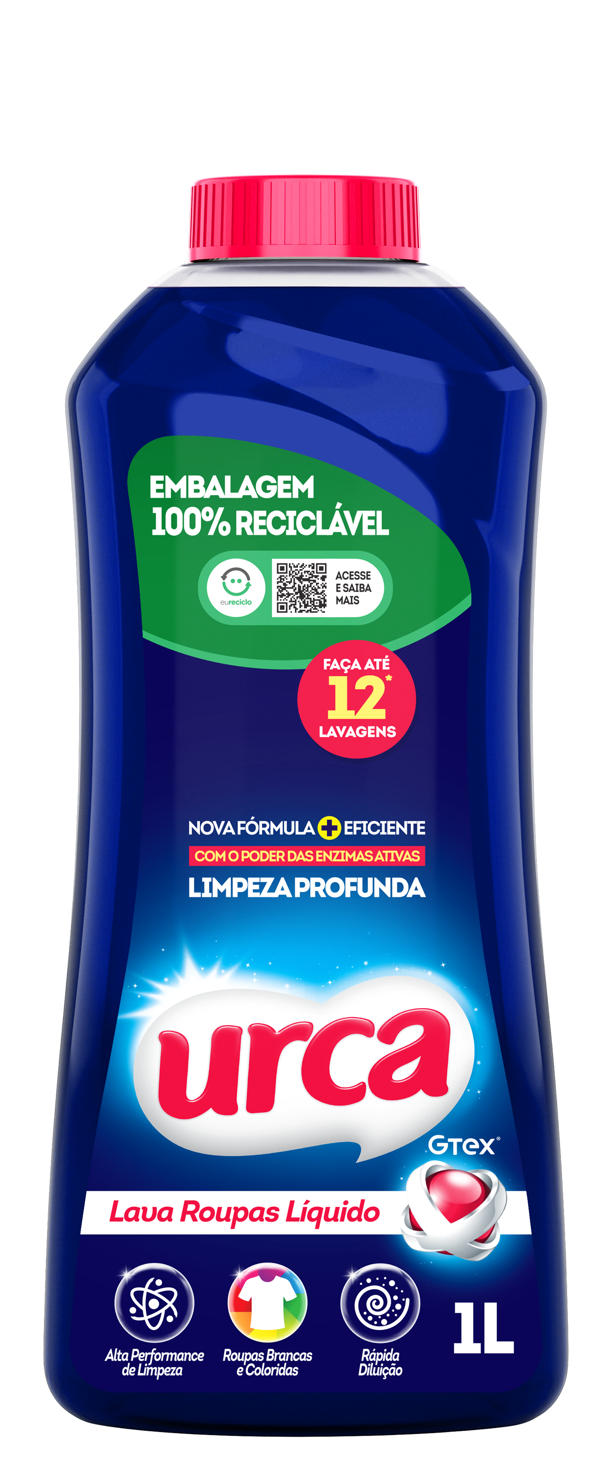 LAVA ROUPAS LIQ.1LT URCA AZUL