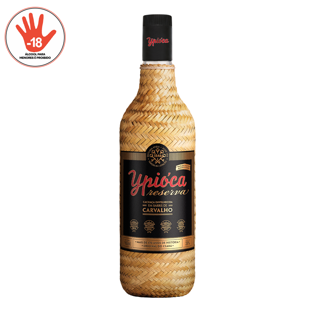 CACHACA YPIOCA 965ML EMPALHADA OURO BRA