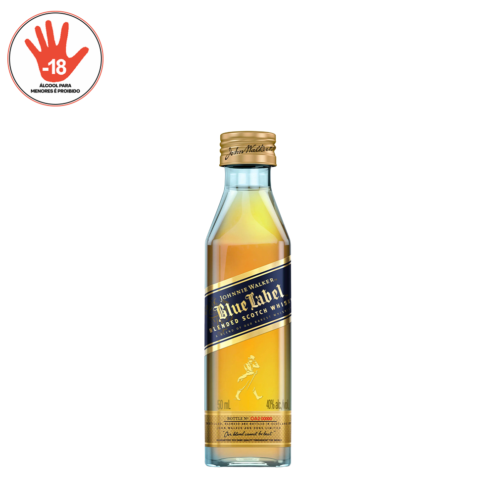 WHISKY JOHNNIE WALKER 50ML BLUE LABEL