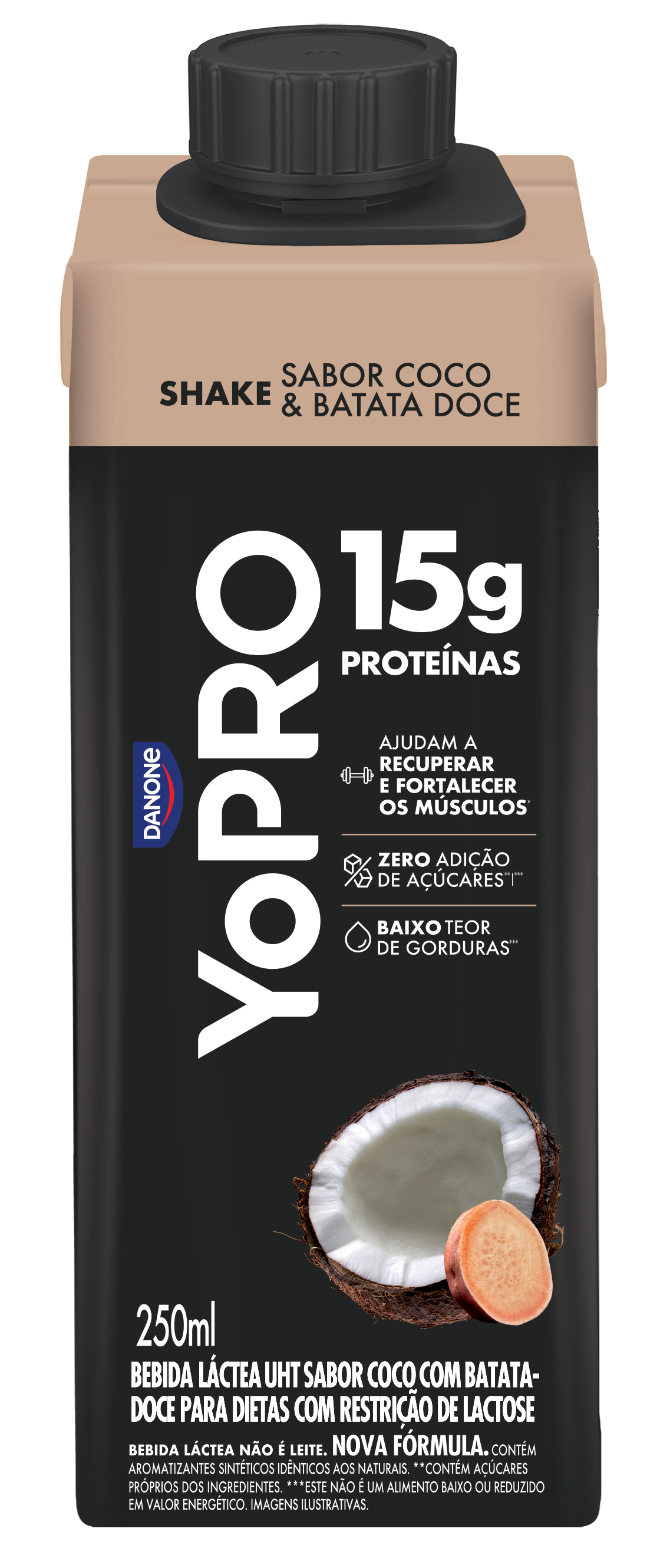 YOPRO 15G DE PROTEÍNAS COCO COM BATATA DOCE 250ML