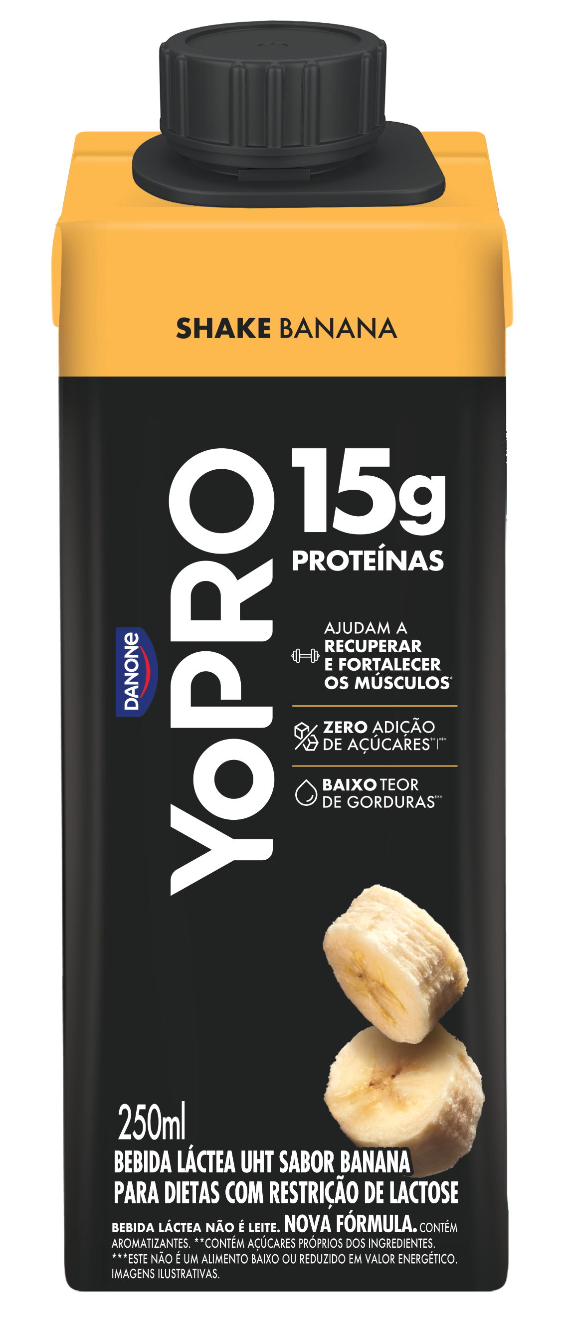 YOPRO 15G DE PROTEÍNAS BANANA 250ML