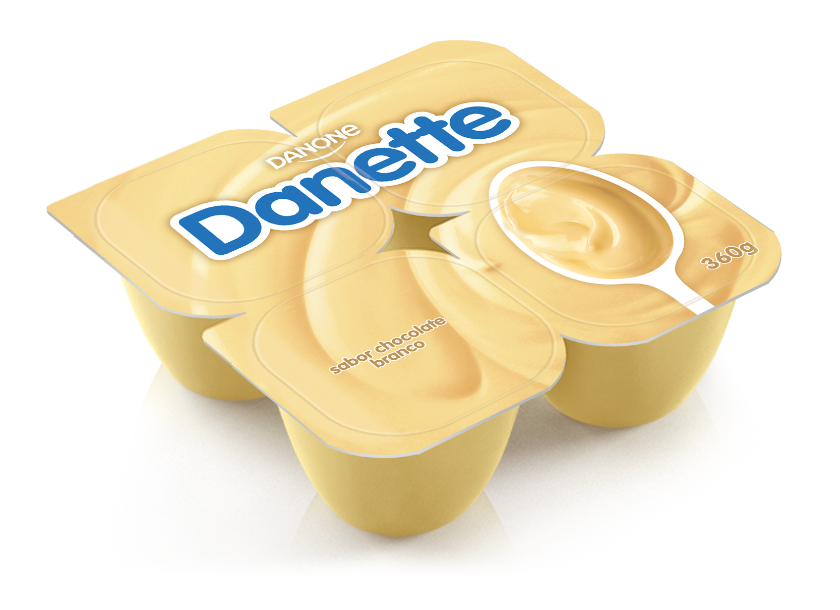 DANETTE CHOCOLATE BRANCO 360G