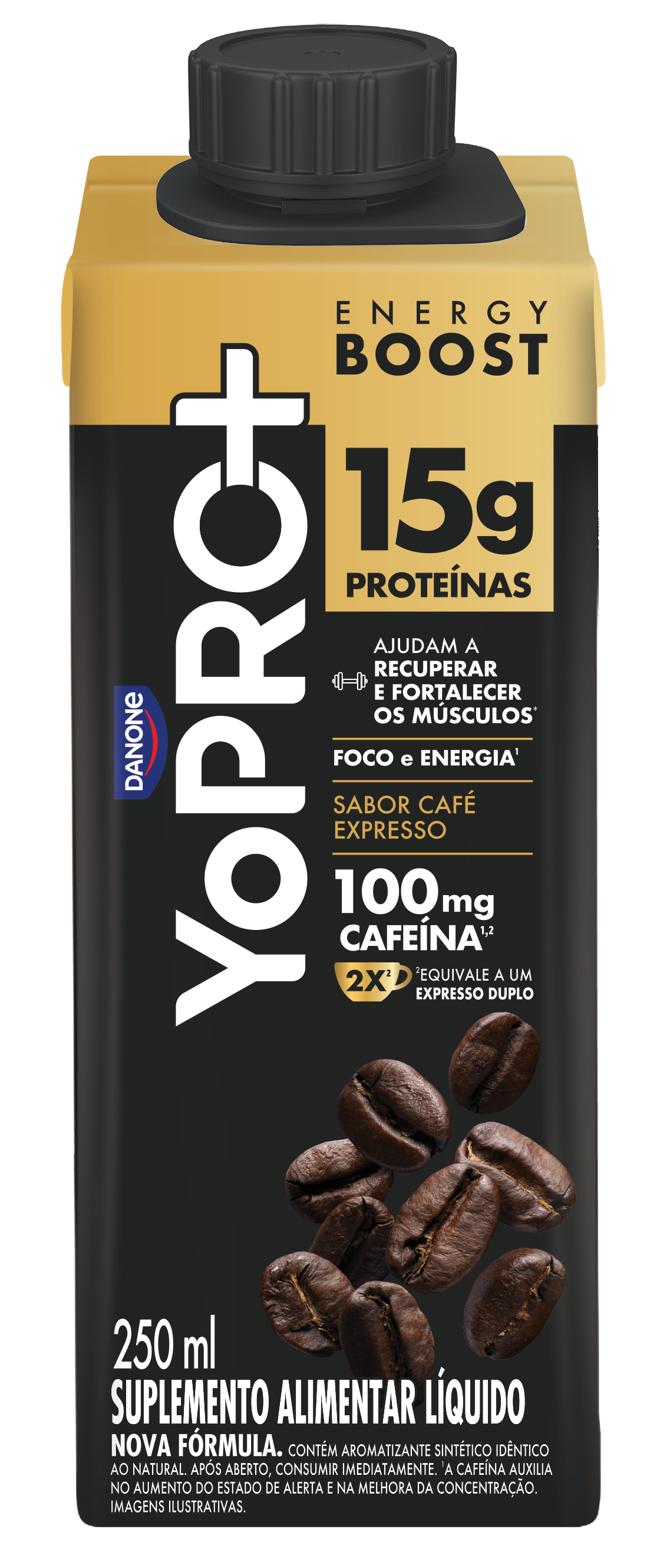 YOPRO 15G DE PROTEÍNAS ENERGY BOOST CAFÉ EXPRESSO 250ML