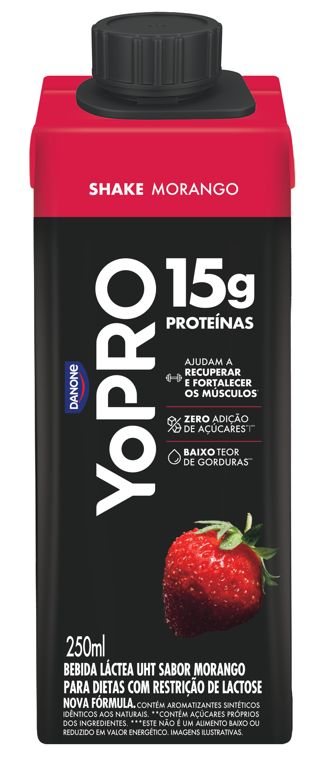 YOPRO 15G DE PROTEÍNAS MORANGO 250ML