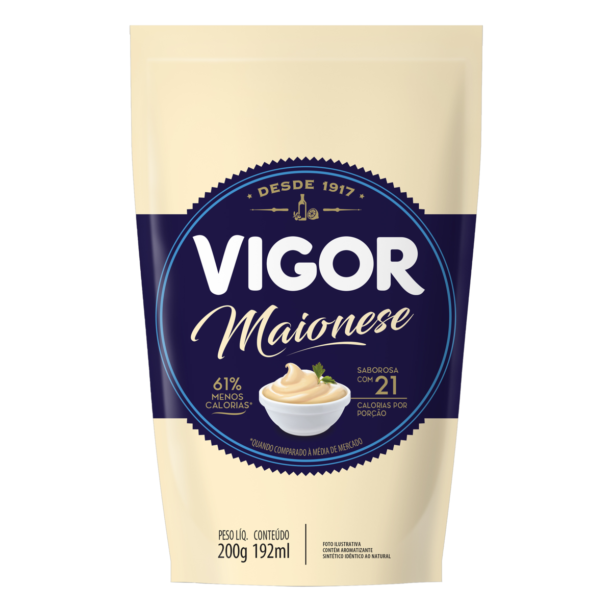 MAIONESE VIGOR 200GR POUCH