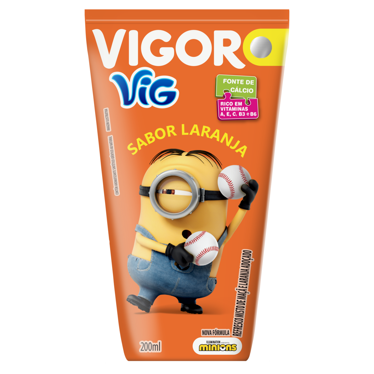 REFRESCO VIGOR 200ML LARANJA