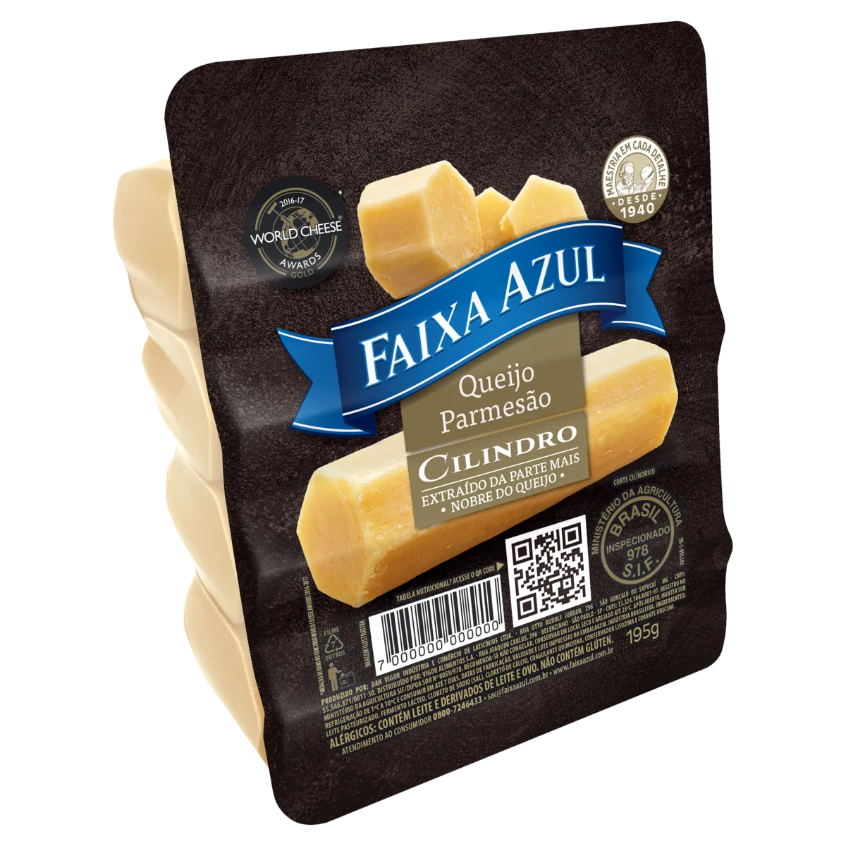 QUEIJO PARMESAO 195GR CILINDRO FX. AZUL