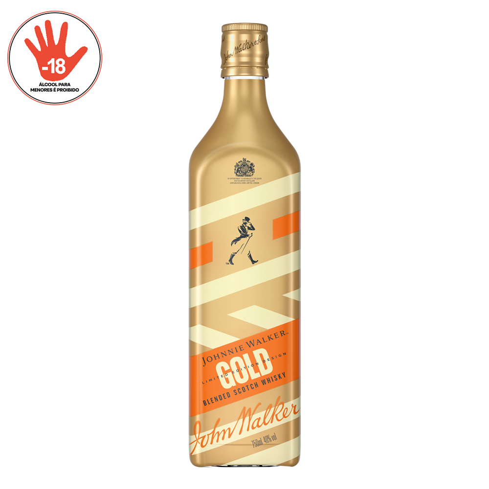 WHISKY JW 750ML GOLD LABEL ICONS