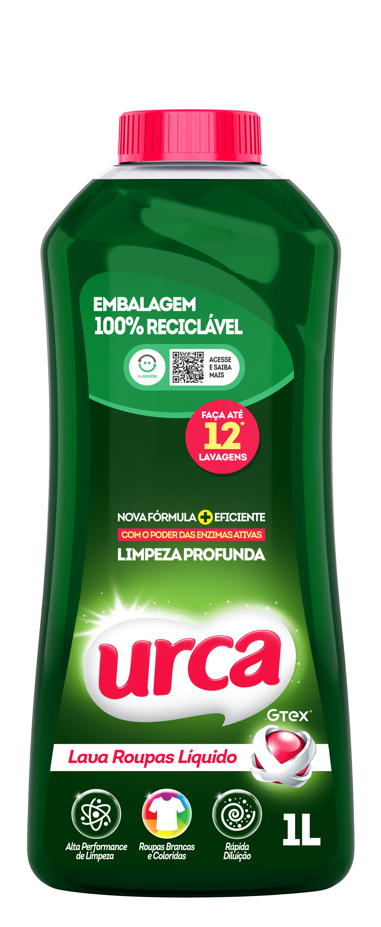 LAVA ROUPAS LIQ.1LT URCA VERDE