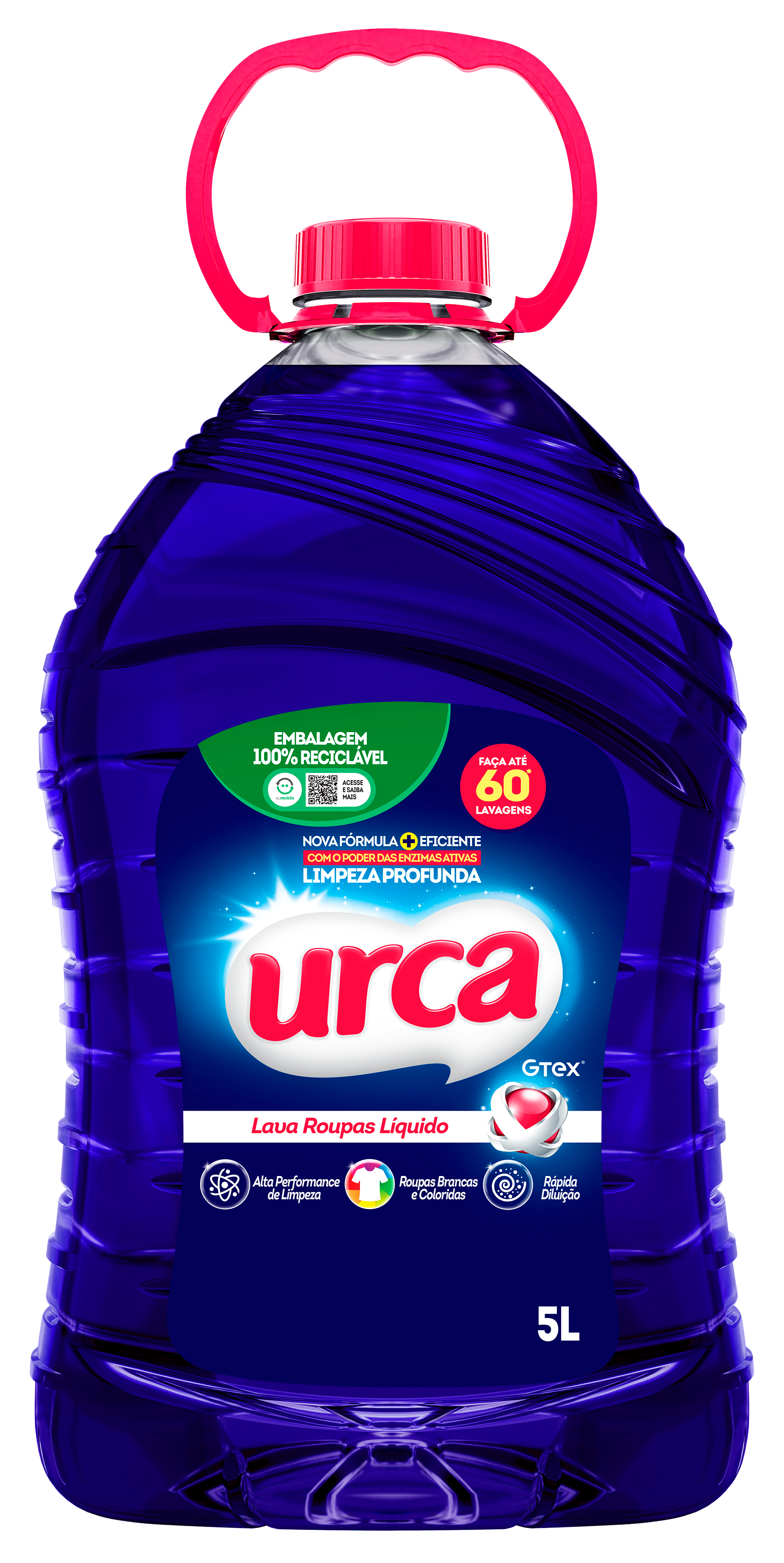 LAVA ROUPAS LÍQUIDO URCA AZUL 5L