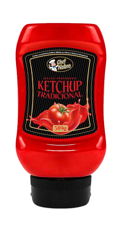 KETCHUP TRADICIONAL CHEF NOBRE 389GR