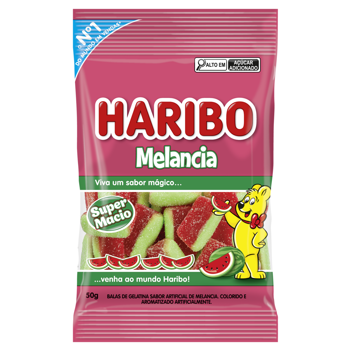 BALA DE GEL. 50GR HARIBO MELANCIA