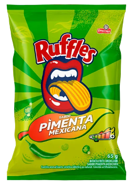 BATATA RUFFLES 65GR PIMENTA MEXICANA