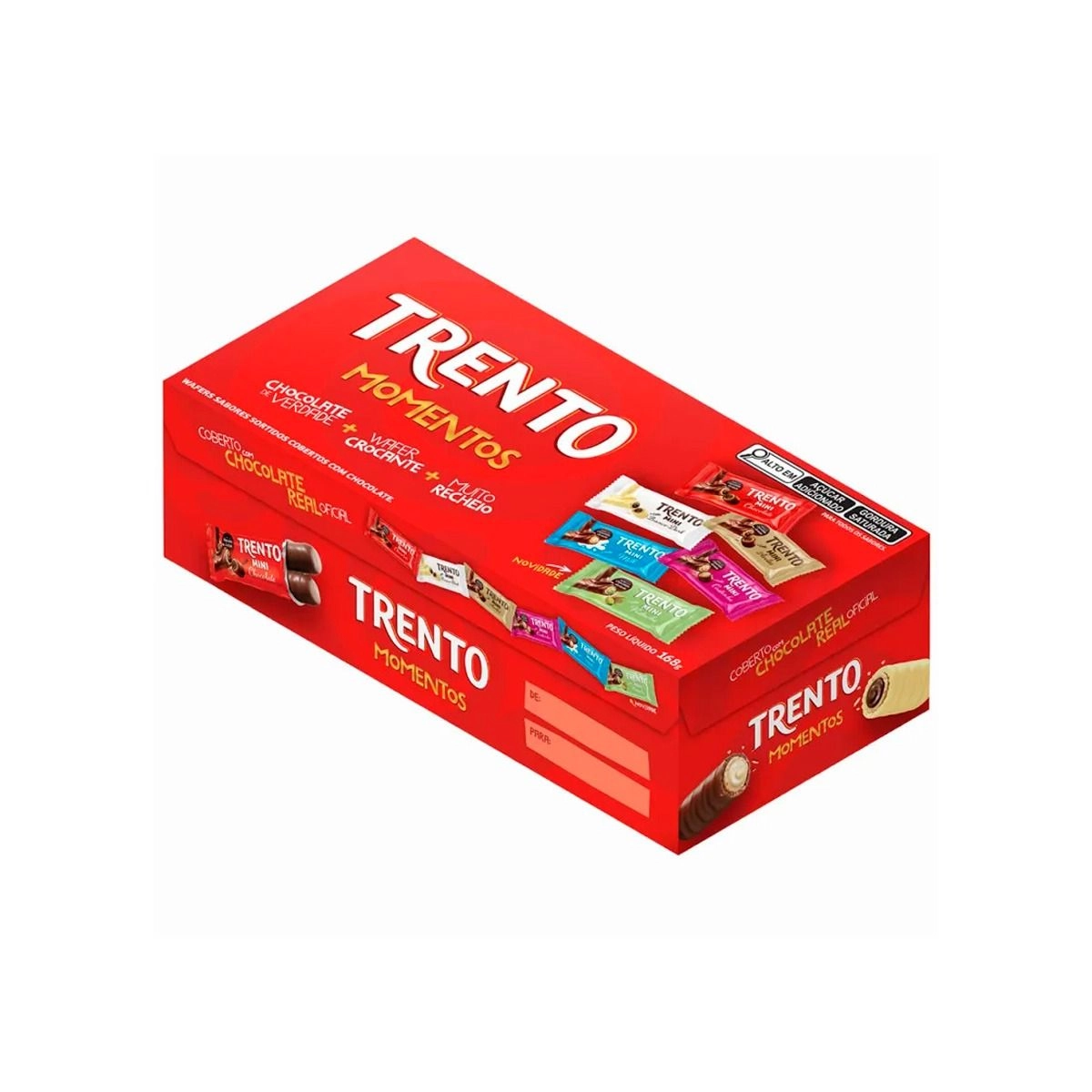 WAFER TRENTO MOMENTOS 12X14G 168G