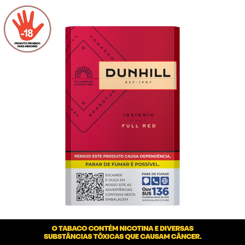 DUNHILL IN FULL RED BOX EG