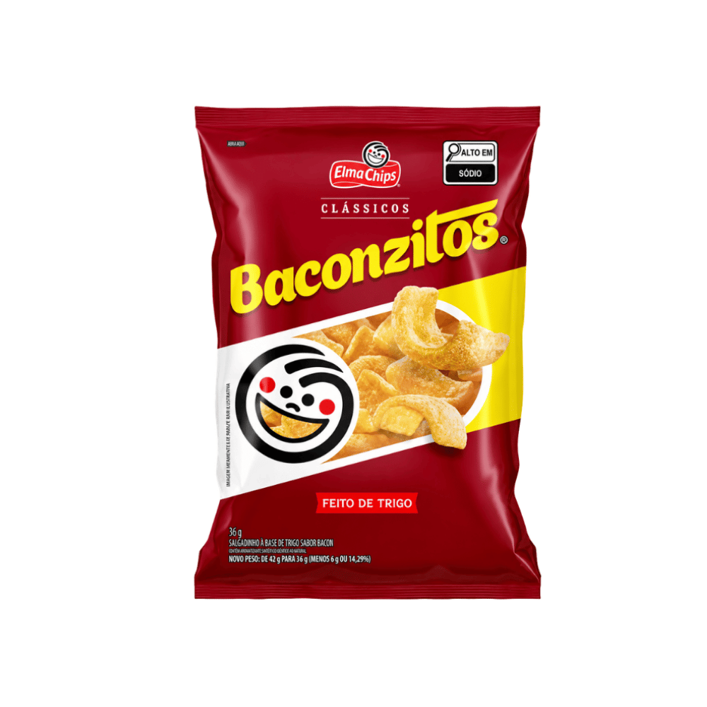 SALGADINHOS BACONZITOS 36G