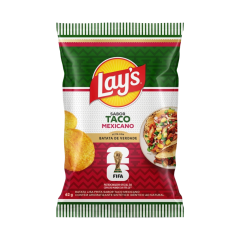 BATATA LAYS TACO MEXICANO 62G